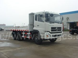 东风大力神后双桥平板拖车