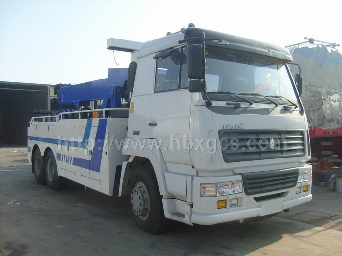 斯太尔后双桥清障车
