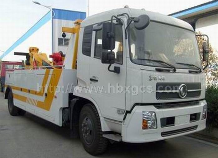 东风天锦一拖一清障车